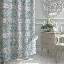 Excell Carthe Fabric Shower Curtain Walmart Com Paisley Shower Curtain Gray Shower Curtains Blue Shower Curtains