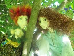 Peter Tink And Wendy Handcrafted Ooak Fairy Art Dolls Set Of Three Dolls From Faeryspell Creations Ooak Fairy Art Dolls Fairy Art