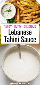 How To Make Lebanese Tahini Sauce Recipe Feelgoodfoodie Recipe Recipes Tahini Sauce Middle Eastern Recipes