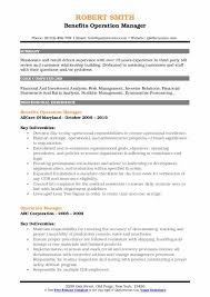 Assist with preparation of investment office budget. Operation Manager Resume Samples Qwikresume