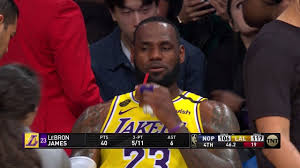 LeBron James Caught Eating Red Vines On Lakers Bench | Facebook