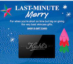Increase your savings on corporate gifting with discounted gift cards. Kiehl S Give The Gift Of Skincare With A Kiehl S Gift Card Milled