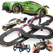 Ce circuit de voiture est plutôt original par rapport aux autres jouets de ce type. Electric Railway Train Track Set Slot Car Toy Autorama Circuit Voiture Double Remote Control Race Track For Boy Toys Child Gift Diecasts Toy Vehicles Aliexpress