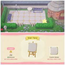 Acnh Custom Design Codes On Instagram Star Tile Floor Perfect For Stargazing Area Designed By Animal Crossing Animal Crossing Characters New Animal Crossing