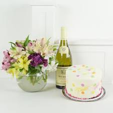 With our cheap flowers coupons you can also receive free birthday plants delivery today! Wine Gifts Birthday Bash Lilies Wine Flower Gift New York Blooms