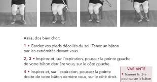 Renforcement Musculaire Avec Un Baton Yoga Pour Personnes Agees Activite Manuelle Pour Personnes Agees Animation Pour Personnes Agees