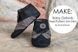 Leather clutch tutorial and free pdf pattern. Oxford Shoe Pattern Shwin And Shwin