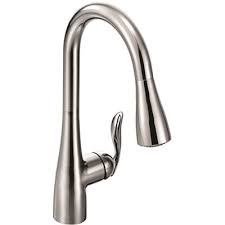 Kitchen faucet features the touchless kitchen faucet is a popular option, as it allows you to turn on the sink without having to pull or push a lever. Moen Part 7594c Moen Arbor Single Handle Pull Down Sprayer Kitchen Faucet With Power Boost In Chrome Pull Down Spray Kitchen Faucets Home Depot Pro