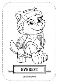 No nosso site você encontra uma grande variedade de desenhos para colorir e imagens para imprimir gratuitos. Desenhos Para Colorir Patrulha Canina 4