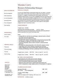 Business Relationship Manager Cv Resume Example Client Relationship Bank Commercial T Sales Resume Examples Resume Examples Professional Resume Examples