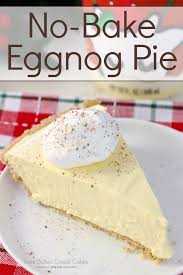 Your Holiday Won T Be Complete Without This No Bake Eggnog Pie It Ll Be A Family Favorite Ad Desserts Christmas Desserts Eggnog Pie