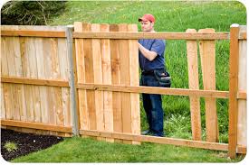 New fence installation