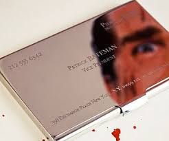 From stock market news to jobs and real estate, it can all be found here. American Psycho Business Card Case