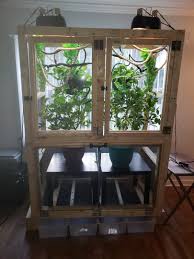 Building this cage was actually super easy if. A Diy Dual Habitat Each Is 27 X 28 X 70 Chameleon Forums