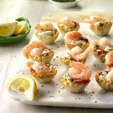 You never want to allow the shrimp to marinate in the refrigerator for more than 30 minutes. Cool Crispy Creamy Crunchy These Cold Appetizers Go Perfectly With Casual Get Togethers Fill Mini Tar Tartlets Recipe Shrimp Appetizers Easy Cold Appetizers