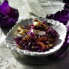 Rotkohlsalat Mit Grapefruit Und Ziegenkase Rezept Lecker Rezepte Rotkohlsalat Lecker