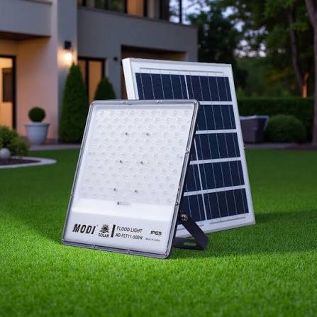 MODI solar LED FLOOD LIGHT outdoor 3-4 hours change ≥12h working time – smart eco