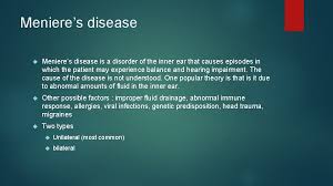 Menieres Disease Adam Meza Chantelle Edmonson Gabriella Burriola