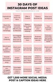 Social Media Content Creation Guide Instagram Post Ideas Etsy Social Media Content Calendar Media Planner Social Media Planner
