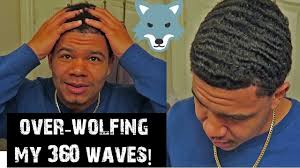 Combing Out My Over Wolfed 360 Waves Youtube