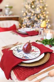 How To Set An Informal Table 12 Days Of Christmas Table Setting Christmas Table Set Up Christmas Luncheon Christmas Table Settings