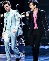 Black And Pink Suit Pin On Harry Styles 3