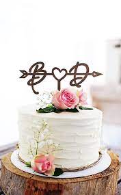 Arrow Rustic Wedding Cake Topper B Rustic Wedding Cake Topper D B Cake Topper Wedding Custom Cake Topper Letter D Initials Cake Toppers Wood Custom Cake Toppers Rustic Wedding Cake Toppers