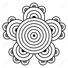 Select from 35870 printable crafts of cartoons, nature, animals, bible and many more. Simple Floral Mandala Pattern For Coloring Book Pages Tattoo Royalty Free Cliparts Vectors And Stock Illustration Image 122855141