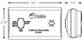 It allowed me to use the same mounting screws. Kidde Kn Cob B Kn Cob B Lpm 9co5 02 Battery Operated Carbon Monoxide Alarm Replaced By Kn Cob Lp2