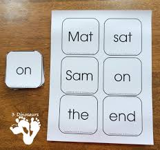 8 books for young readers: Early Reading Printables Bob Books Set 1 Book 1 Mat 2 Sam 3 Dinosaurs