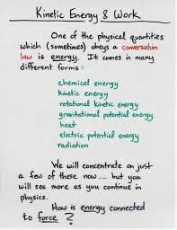 Kinetic Energy And Work