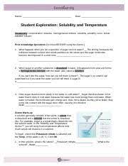 This pdf book contain chemfax lab answers solubility and temperature conduct. B How Much Sodium Chloride Piled Up At The Bottom 034g C How Much Sodium Course Hero