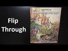 Free shipping for many products! Flip Through Vintage Classic Coloring Pages Ii Youtube