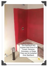 Waterproofing A Shower With Redgard In 2020 Bathtub Walls Cheap Bathroom Remodel Bathroom Red