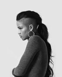 Best 25 Long Hair Mohawk Ideas On Pinterest Regarding Long Mohawk Women Undercut Long Hair Half Shaved Hair Long Hair Shaved Sides