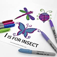 When autocomplete results are available use up and down arrows to review and enter to select. I Is For Insect Colouring Page Messy Little Monster