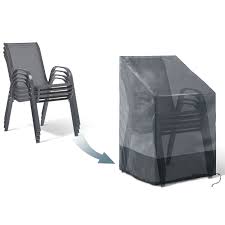 housse pour chaises de jardin empilables 70x70x120 cm id market