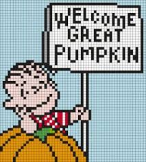 Maybe you would like to learn more about one of these? Linus The Great Pumpkin Free Halloween Graphghan Pattern Psychedelic Doilies