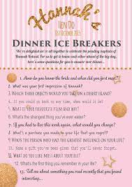 These party games for adults will keep your guests happy, entertained, and laughing all the way to the end. Personalised Hen Party Game Ice Breaker Questions Game Printable Hen Do Game Pink Gold Glitter Bachelorette Party Game Wedding Party Games Classy Hen Party Dinner Party Games