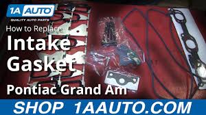 Set it on jack stands. Part 1 Of 3 How To Install Replace Lower Intake Manifold Gaskets Gm 3 4l V6 Video