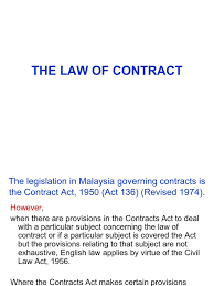 A brief explanation for beginner. 2 Law Of Contract Offer And Acceptance Rules