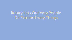 Why Proud Quotes | Rotary Club of Westfield