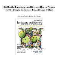 Download Residential Landscape Architecture Design Process For The There is a newer edition of this item: download residential landscape
