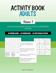 Challenge yourself, your students or your kids with one of our printable cryptogram puzzles. Activity Book For Adults V7 Digital Download Puzzles And Coloring Books