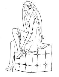 Free printable barbie coloring pages, activity sheets, paper crafts and party invitations for barbie fans all over the world! Barbie Coloring Pages Pdf Coloring Home