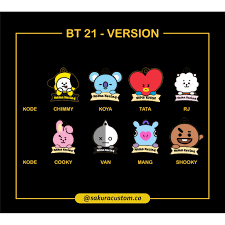 Sejak diluncurkan line friends, bt21 banyak dijumpai di toko buku,. Sakuracustom Kalung Kucing Nama Custom 2 Sisi