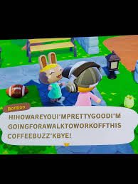 She was born on march 3rd and her star sign is pisces. Bonbon Has Had Too Much Coffee Animalcrossing