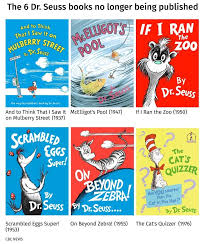 Among his most famous books are the cat in the hat, how the grinch stole christmas, and green eggs and ham. 6 Dr Seuss Books Will No Longer Be Published Due To Racist Imagery Cbc News