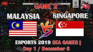 Malaysia vs singapore round2 515 charity mlbb all star. Game 2 Malaysia Vs Singapore Sea Games 2019 Mobile Legend Esports Day 1 Youtube
