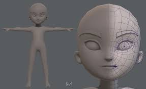 Base Mesh Boy Character V04 3d Model In 2020 Boy Character Character Modeling Character